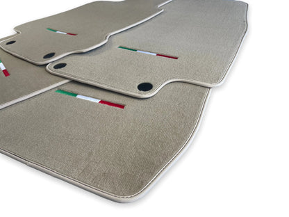 Floor Mats for Maserati GranTurismo Beige Carpets LHD (2007-2020)