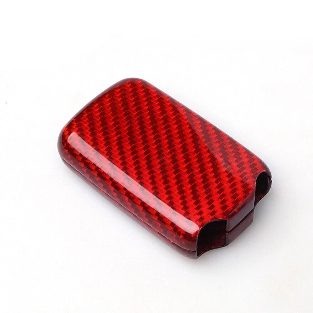 Red Carbon Fiber Key Shell Cover for 2015+ Honda Civic/Accord (2015-2023)