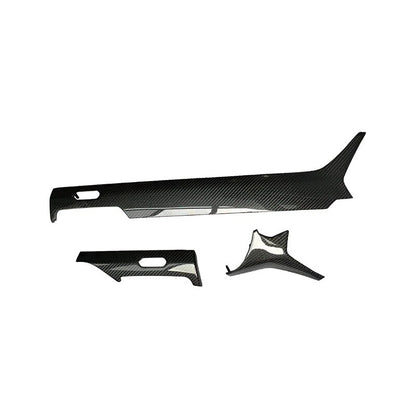 Carbon Fiber Console Dash Door Panel Cover Replace for Lamborghini Urus 18-22