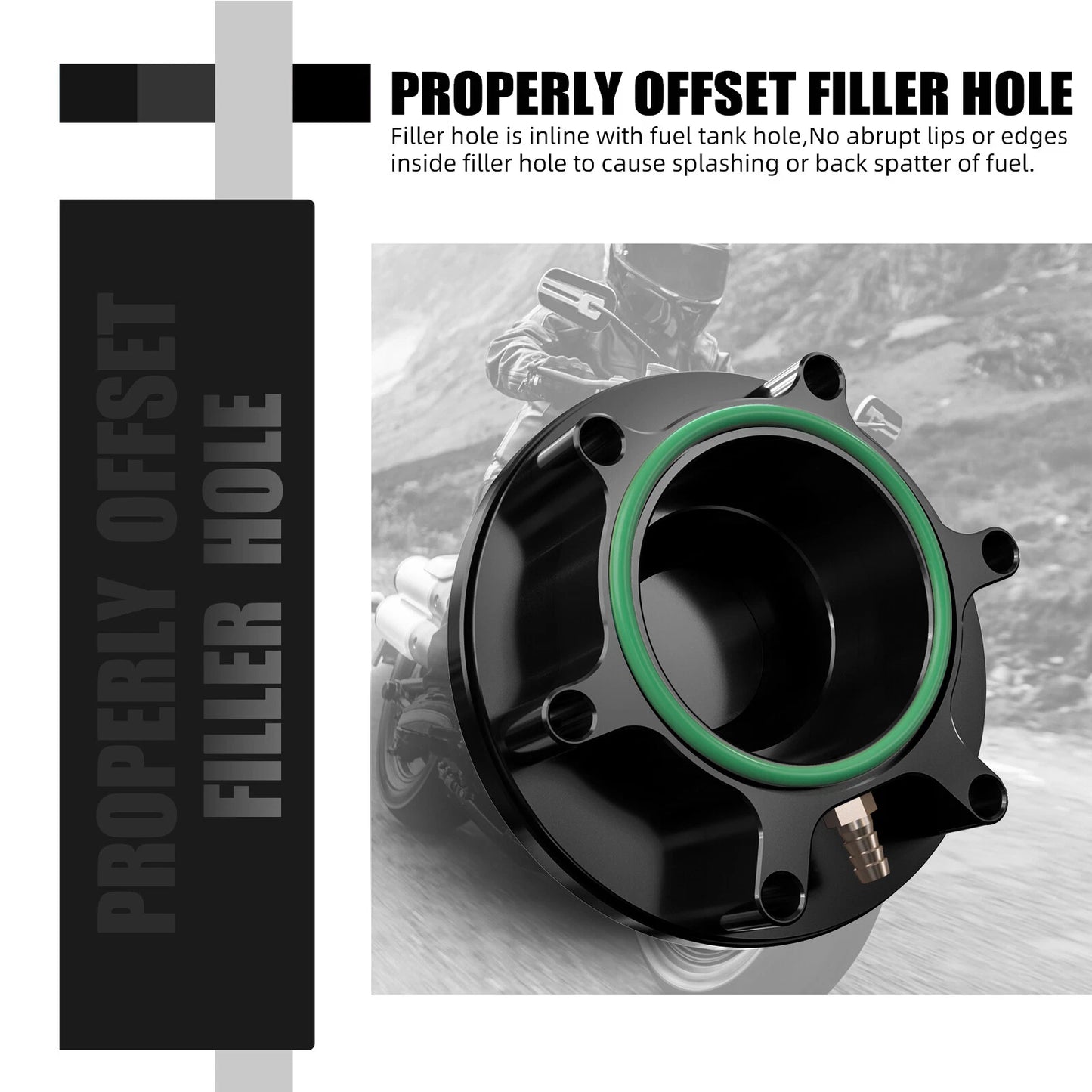 Fuel Oil Filler Cap Cover for KTM 790/890 Adventure R/S/Rally (2019-2023)