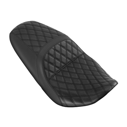 Black One Piece Driver Passenger Seat for Harley CVO Street Glide (2023-2025)