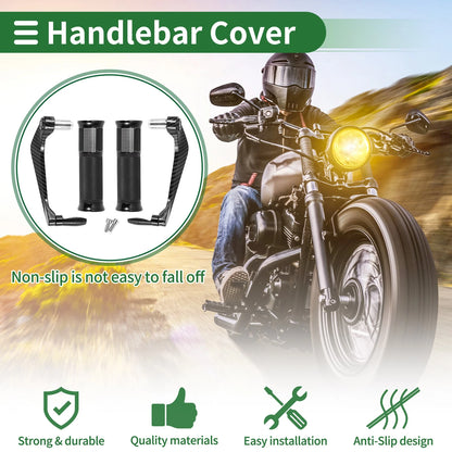 Motorcycle Hand Grips Aluminum Alloy Black for Make Model