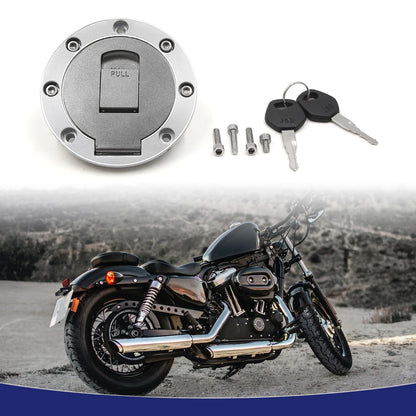 105mm Diameter Metal Cycle Fuel Tank Gas Cap Cover w 2 Keys Universal Item