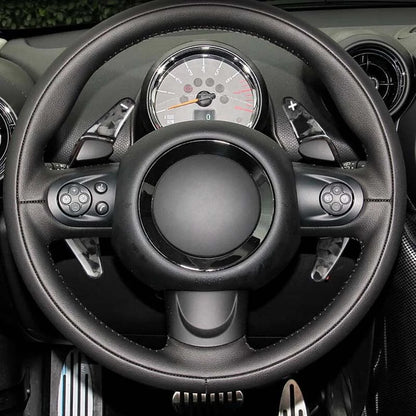 Carbon Fiber Steering Wheel Shifter Paddle Fit For Mini Cooper  R55 LCI R56 LCI