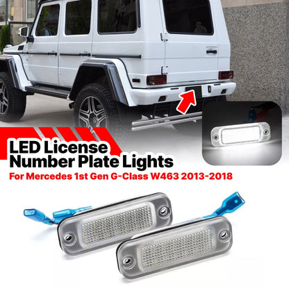 LED License Plate Light Lamp for Mercedes Benz W463 G-Wagon (2012–2024)