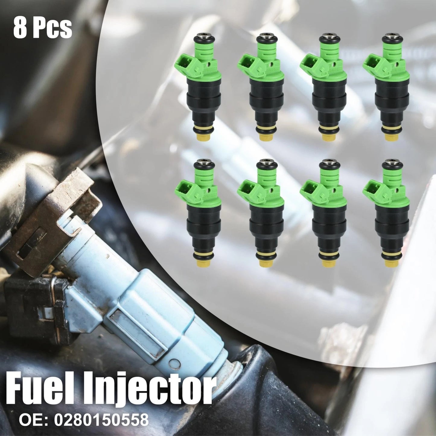 8pcs Fuel Injector for Ford F-150 Harley-Davidson Edition 5.4L (2002–2004)