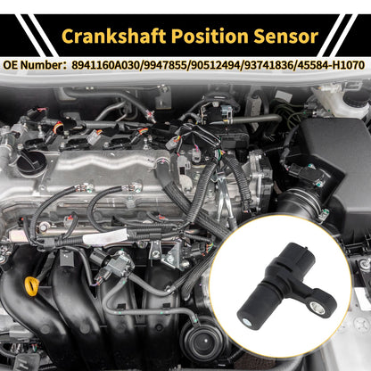 Crankshaft Position Sensor for KIA Sedona 2.5 V6 (1999-2001) 1 Pc Black
