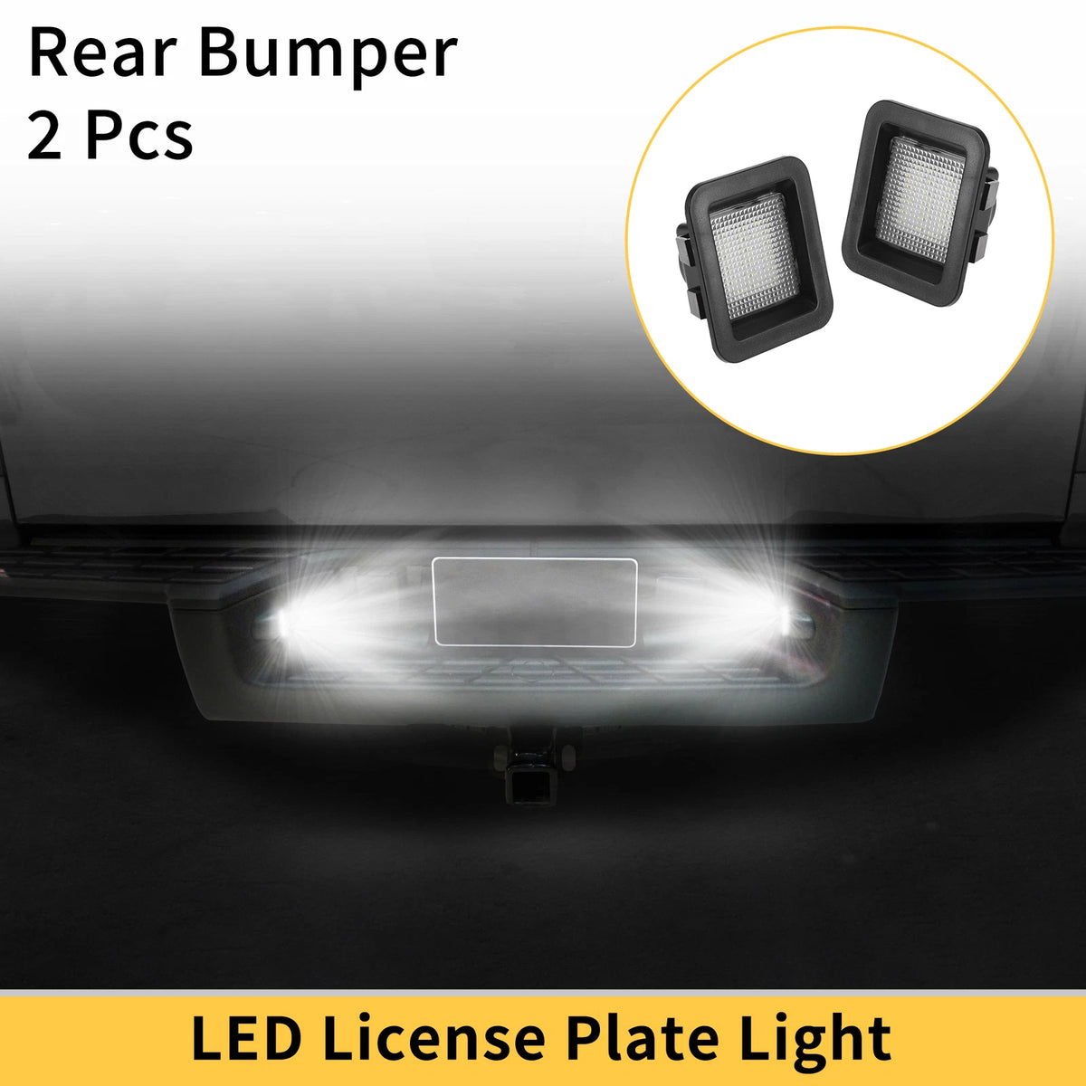 License Plate Light Tag Lamp for Ford F-150 (2015-2023)
