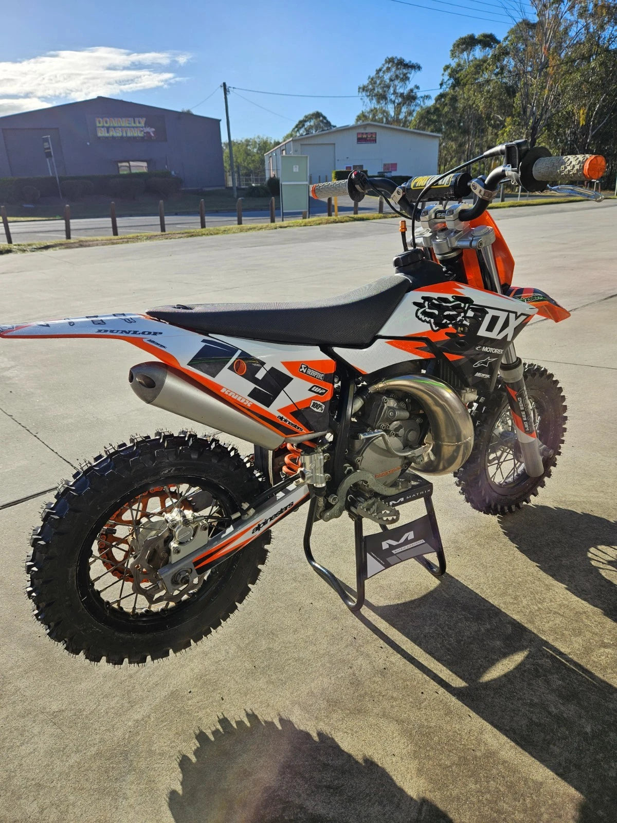 Custom Graphics Kit Suspect Style Stickers for KTM 50 (2009-2015)