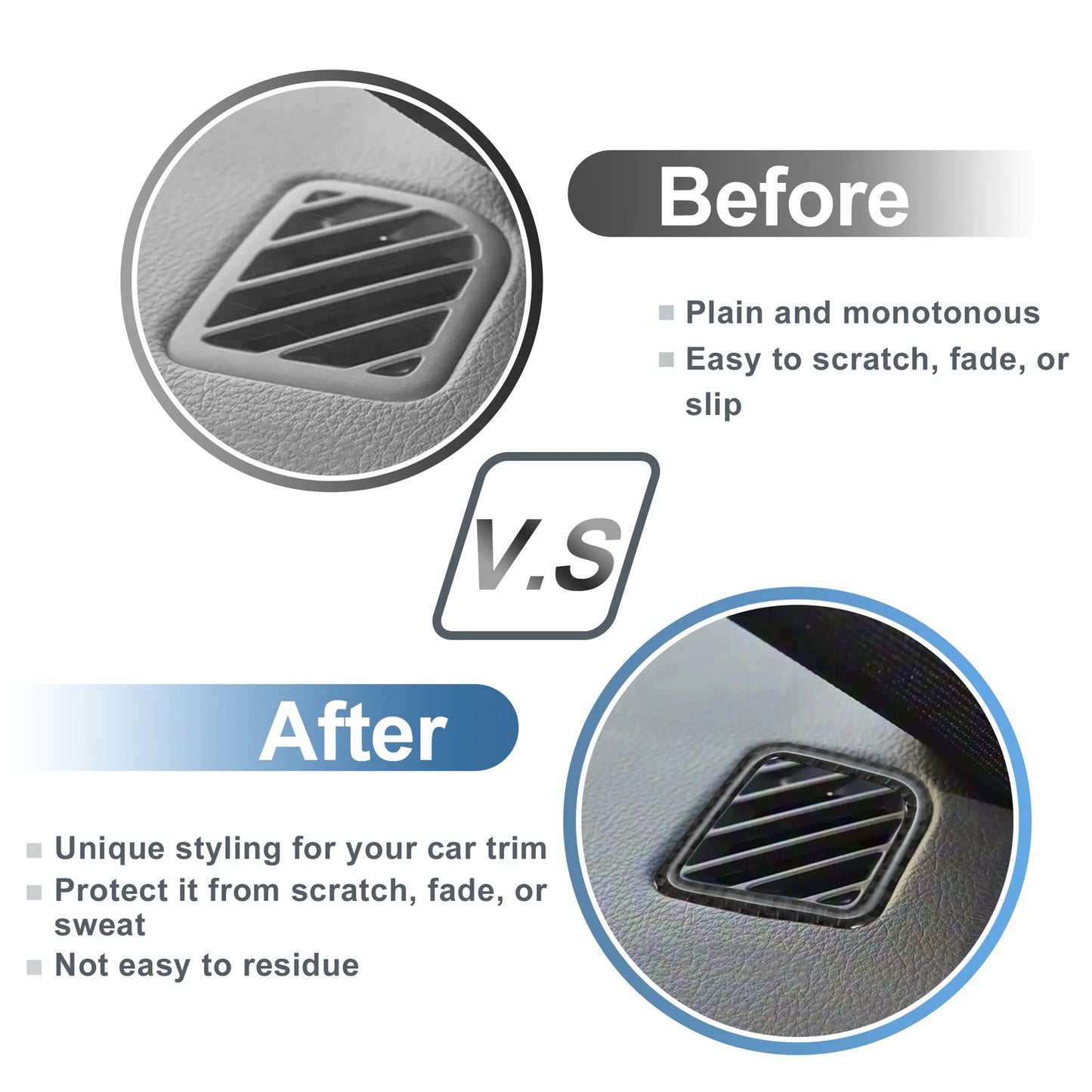 Air Condition Outlet Vent Trim Cover Frame  for Toyota Supra GR (2020-2023)