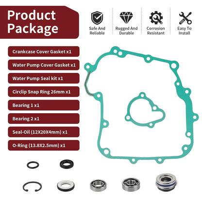 Water Pump Seal Kit Bearing for Kawasaki Brute Force 300 (2012–2024)
