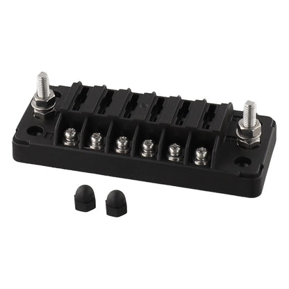 Compact Six Way Car & Boat Fuse Holder for Marine Applications