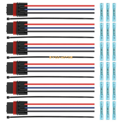 6 x Pulse Bar Plug Bus Connector Pigtail for Polaris RZR PRO XP/XP 4/Turbo