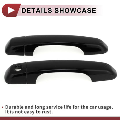 Car Door Handle Cover Set for Toyota Land Cruiser Prado (2010-2023)