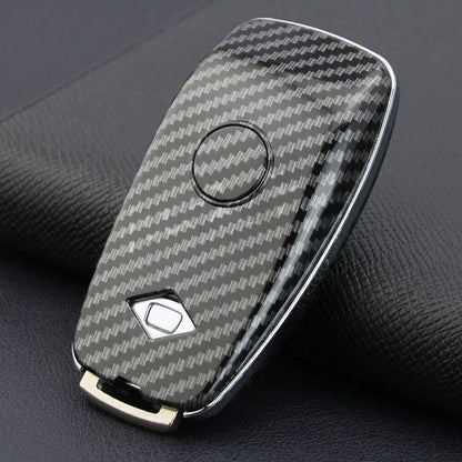 Carbon Fiber Style Key Cover for Mercedes Benz C E S EQC (2019-2023)