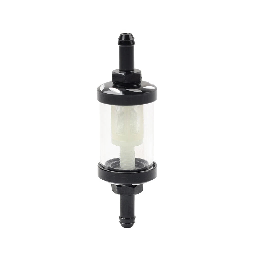 8MM 5/16 Inline Reusable Motorcycle Gas Fuel Filter for Universal Models