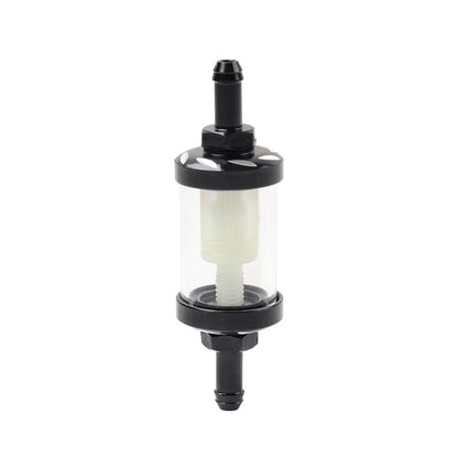 8MM 5/16 Inline Reusable Motorcycle Gas Fuel Filter for Universal Models