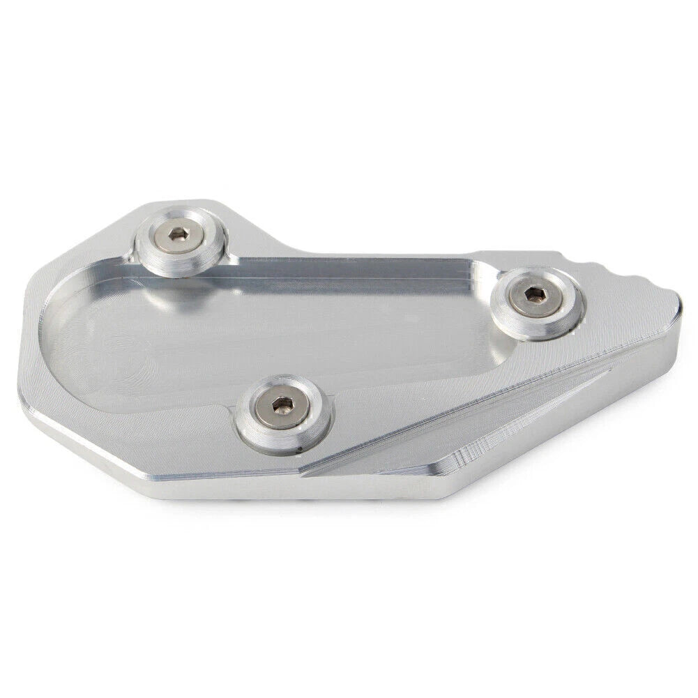 Silver Kickstand Side Stand Pad for BMW R1200R R1200RS LC (2015-2016)