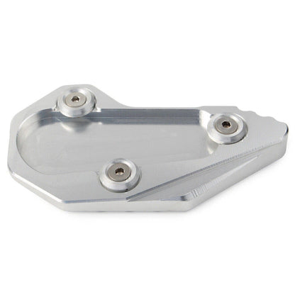 Silver Kickstand Side Stand Pad for BMW R1200R R1200RS LC (2015-2016)