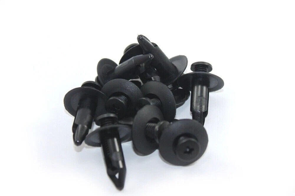 10x 8mm Fork Clips Plastic Pin Rivets for Suzuki GSX-R