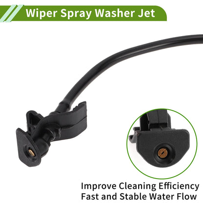 Windshield Washer Nozzle with Hose Connector for Ford (2015-2023)