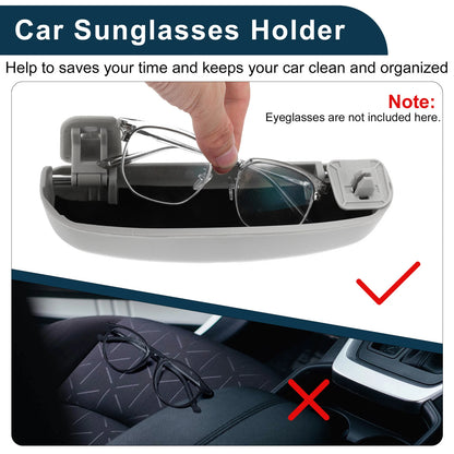 Sunglasses Case for NISSAN Sylphy 2006-2022 Eyeglasses Holder Storage Box Grey