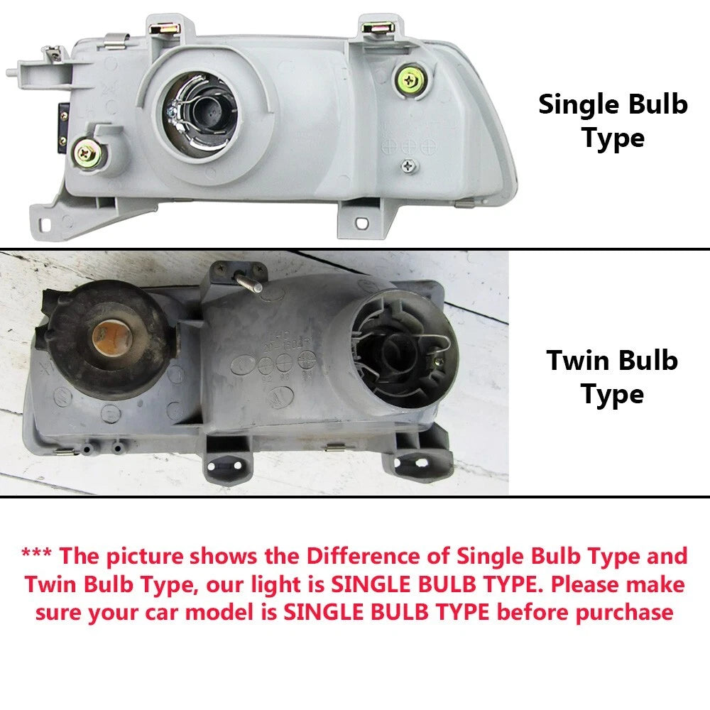 Right Headlight for Honda Civic (1990-1991)