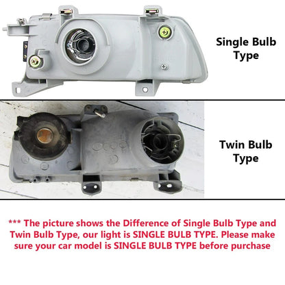 Right Headlight for Honda Civic (1990-1991)