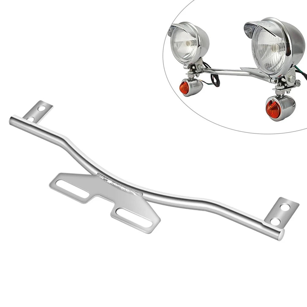 Custom Silver Fog Light Bar Mount Bracket for Car
