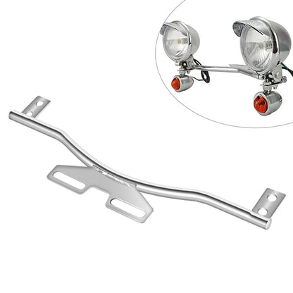Custom Silver Fog Light Bar Mount Bracket for Car