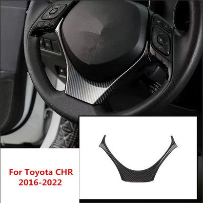 22X Carbon Fiber Interior Decor Cover Trim for Toyota C-HR (2016–2022)