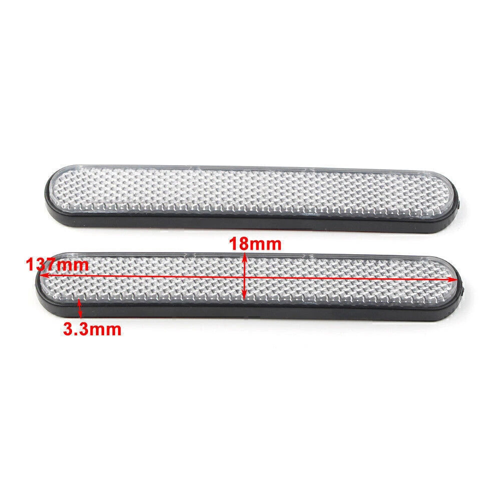 Rear Mudguard Fender Reflector for Harley Sportster 883 1200 X48 (2007-2013)