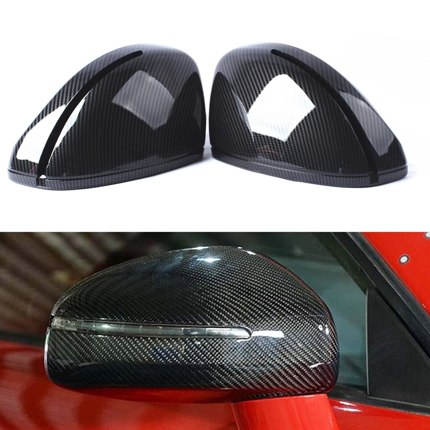 Rear Side Mirror Cover for Audi TT 8J, R8 (2007-2014) Replacement Cap