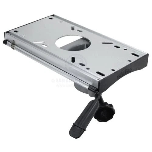 Boat Seat Slide & Swivel for 73mm Pedestal Post, 360° Rotation, 152mm Slide