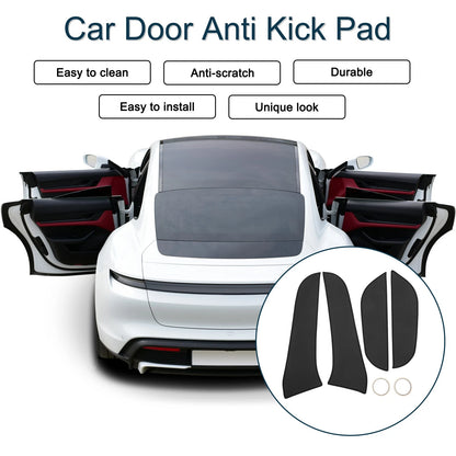 Car Door Anti Kick Pad Sticker Protector 1 Set for Toyota RAV4 (2013–2019)