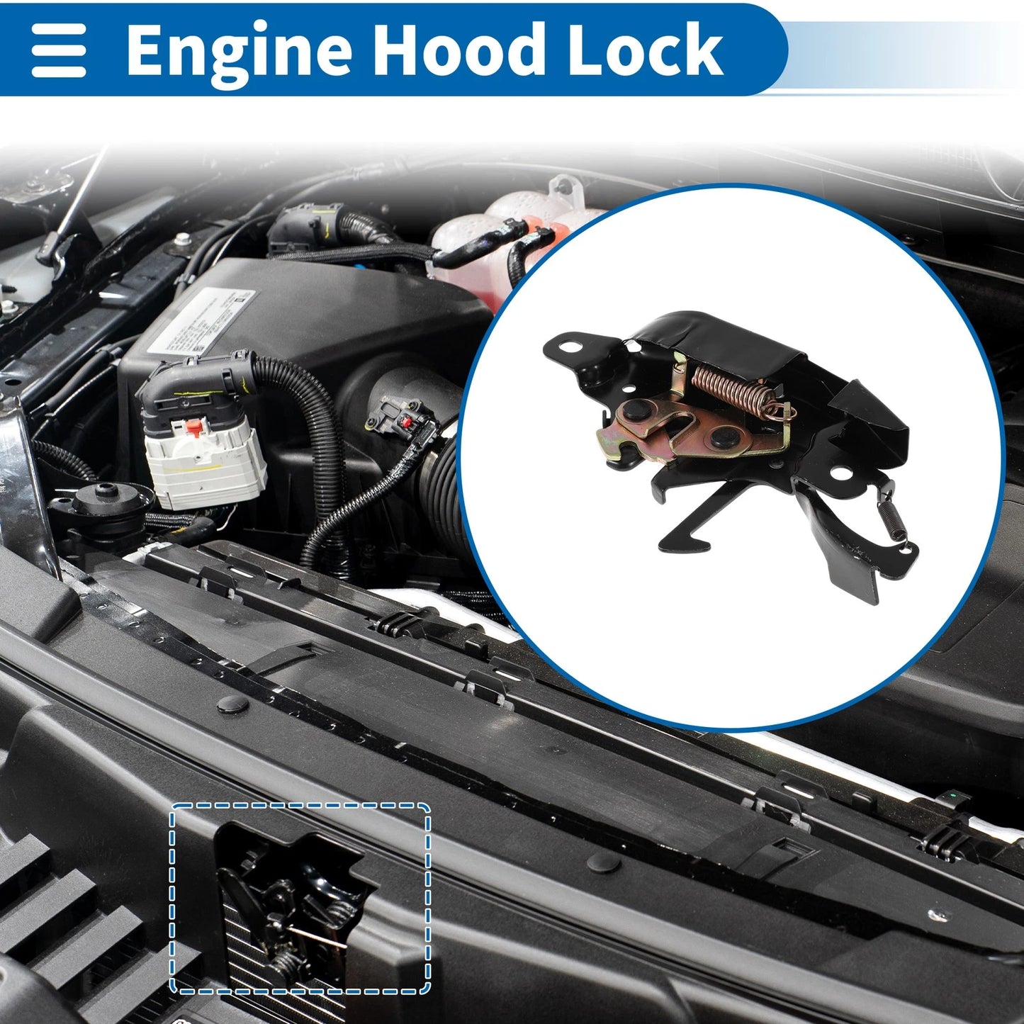 Hood Latch Assembly for Toyota 4Runner (1991-1995)