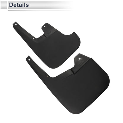 Mud Flaps Splash Guards 1 Set for Isuzu D-MAX 4 Doors (2010-2020)