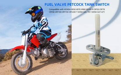 Fuel Petcock Valve for Honda CRF 70F/80F/100/150F/230F (2004-2007)