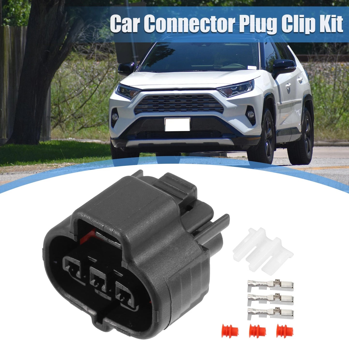 3 Pin MAP Turbo Sensor Connector Adapter Plug Clip Kit for Toyota