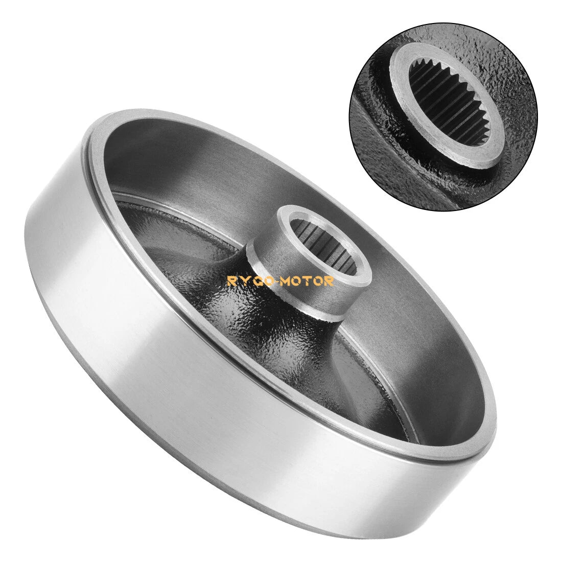 Rear Brake Drum Hub Shoe Cover Seal Kit for Yamaha YFM400 Big Bear (2000–2004)