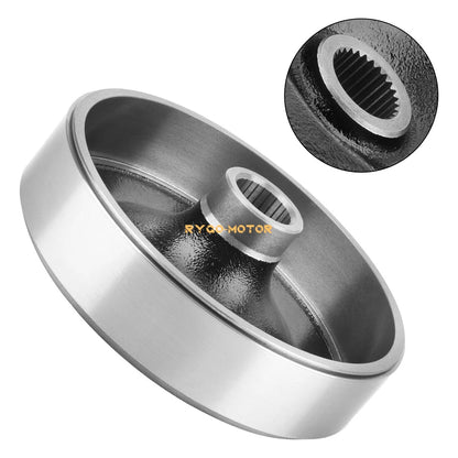 Rear Brake Drum Hub Shoe Cover Seal Kit for Yamaha YFM400 Big Bear (2000–2004)
