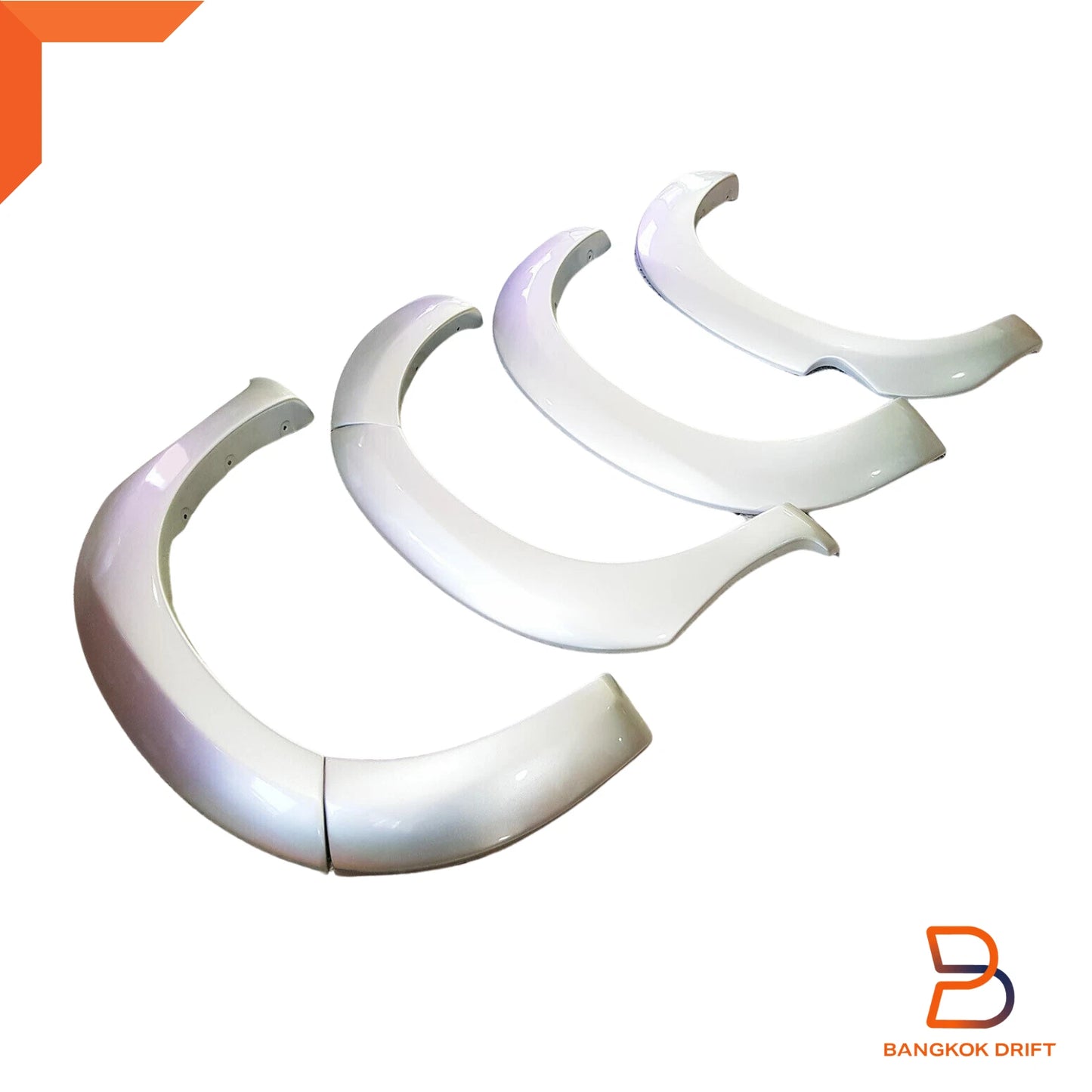 Silver Fender Flare Wheel Arch for Toyota Hilux Ute Vigo Champ (2011-2015)