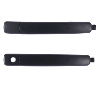 2 x Front LH+RH Primed Black Outer Door Handle for Nissan X-Trail (2007–2014)