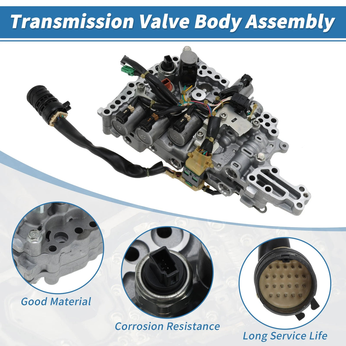 Transmission Valve Body W/ Solenoid for Nissan JF016E RE0F10D (2007-2012)