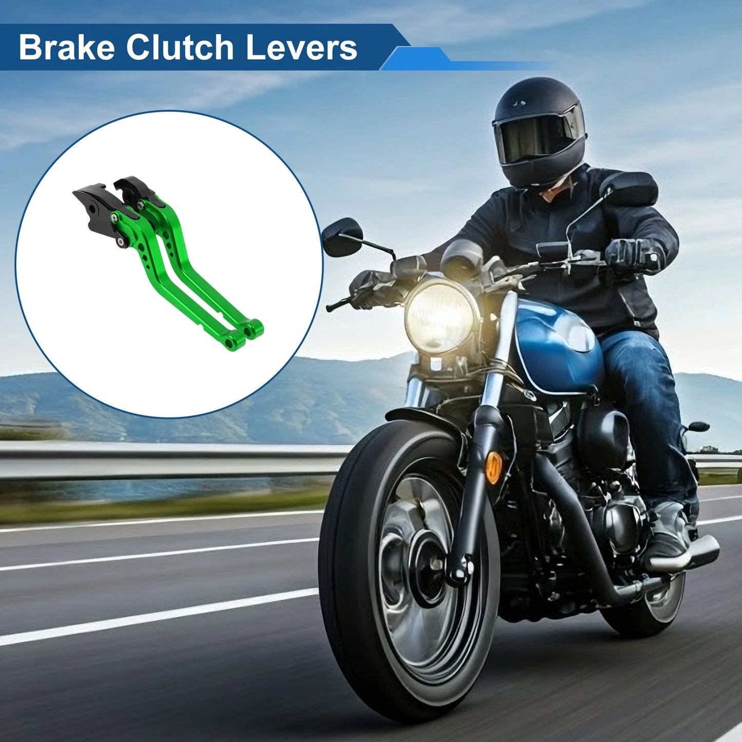 6 Position Adjustable Long Brake Clutch Levers for Honda RC51 (2000–2006)