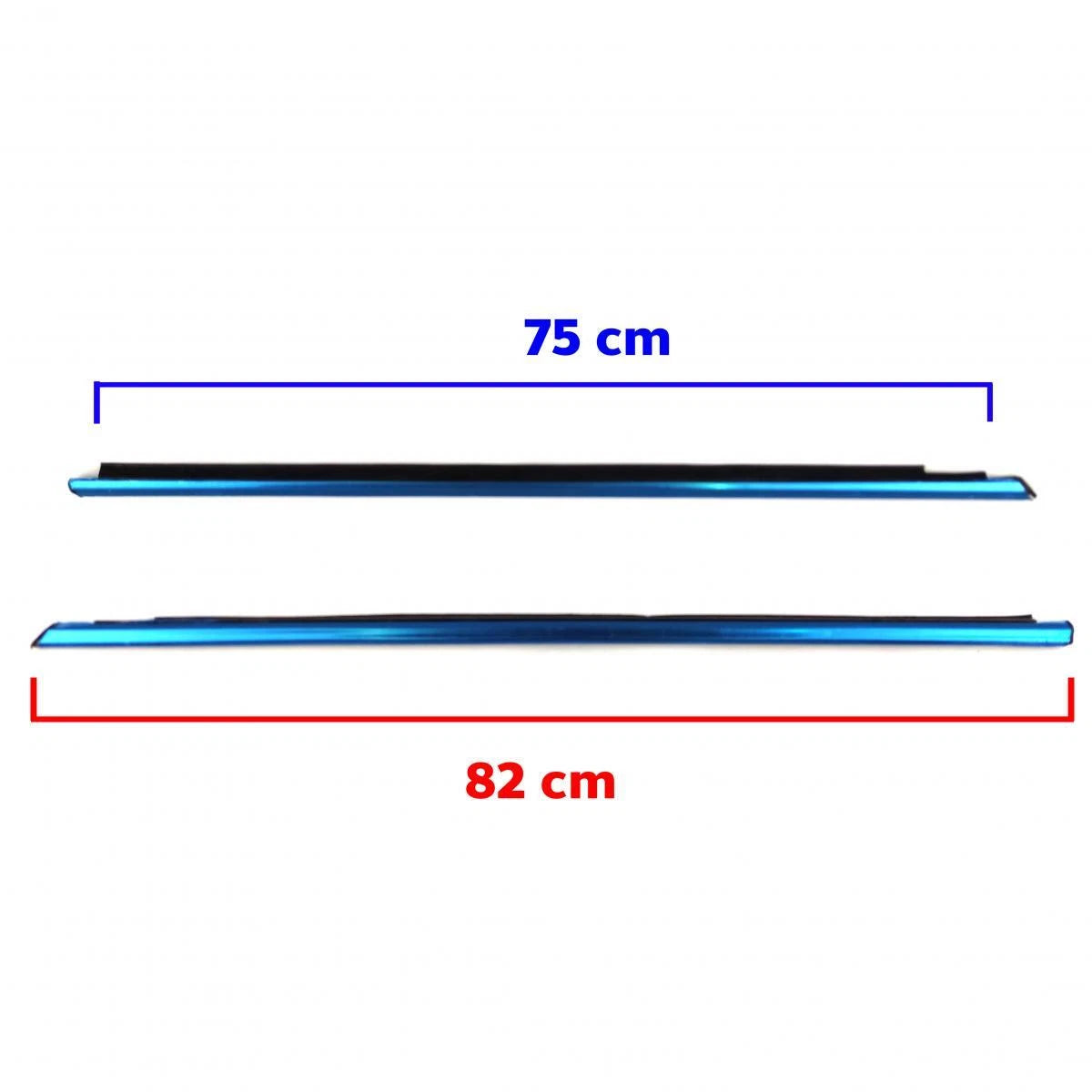 Outer Weatherstrip Door Belt Set2 LH+RH w/o Vent Fits Isuzu KB20 KBD 1972-80 D09