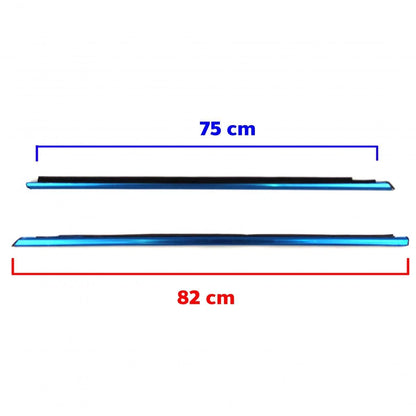 Outer Weatherstrip Door Belt Set2 LH+RH w/o Vent Fits Isuzu KB20 KBD 1972-80 D09