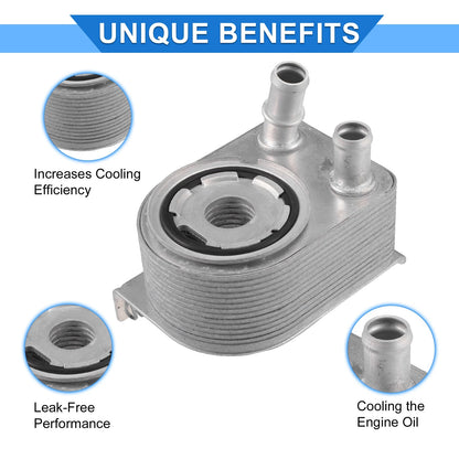 Oil Cooler with Seals for Jeep Compass Cherokee