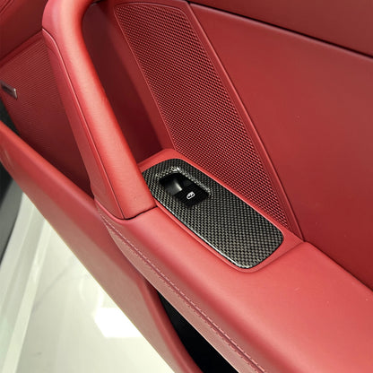 Window Switch Lift Panel Cover Trim for Porsche 911 992 (2019-2024) 1 x Set