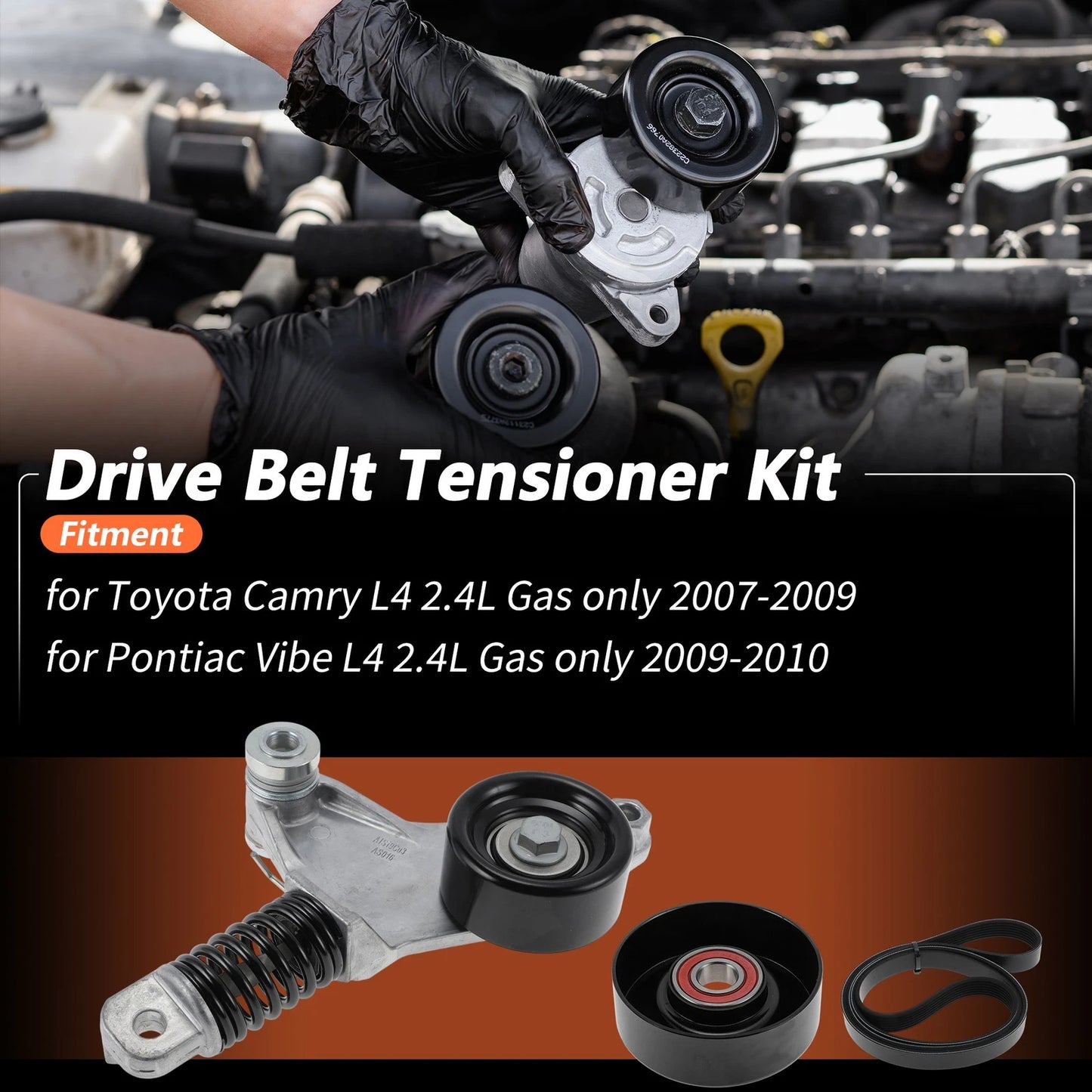 Drive Belt Tensioner for Toyota Camry L4 2.4L (2007-2009)